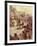 Washington and Clinton ride into New York-Howard Pyle-Framed Giclee Print