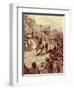 Washington and Clinton ride into New York-Howard Pyle-Framed Giclee Print