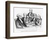 Washington and His Cabinet-Currier & Ives-Framed Giclee Print