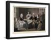 Washington and His Family-William Sartain-Framed Art Print