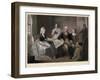 Washington and His Family-William Sartain-Framed Art Print