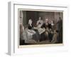 Washington and His Family-William Sartain-Framed Art Print