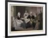 Washington and His Family-William Sartain-Framed Art Print