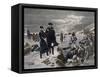 Washington and Lafayette at Valley Forge-null-Framed Stretched Canvas