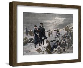 Washington and Lafayette at Valley Forge-null-Framed Giclee Print