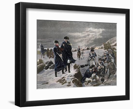 Washington and Lafayette at Valley Forge-null-Framed Giclee Print