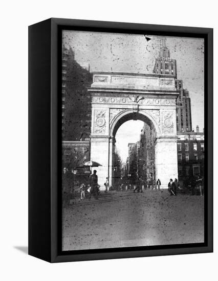 Washington Arch in Plenachrome-Evan Morris Cohen-Framed Stretched Canvas