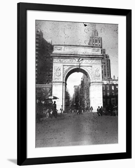 Washington Arch in Plenachrome-Evan Morris Cohen-Framed Photographic Print