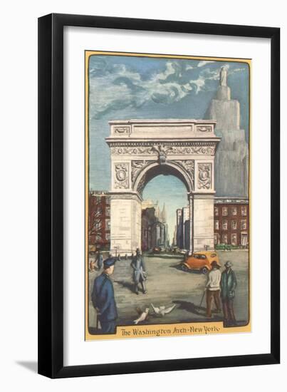 Washington Arch, New York City-null-Framed Art Print