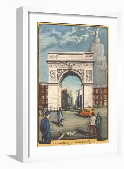 Washington Arch, New York City-null-Framed Art Print