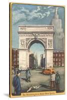 Washington Arch, New York City-null-Stretched Canvas