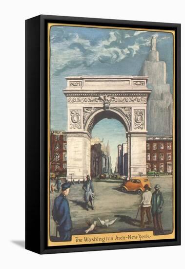 Washington Arch, New York City-null-Framed Stretched Canvas