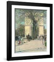 Washington Arch, Spring, 1890-Childe Hassam-Framed Giclee Print