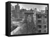 Washington Arch Standing at North Entrance to Square and Straddles Foot of Fifth Avenue-Walter Sanders-Framed Stretched Canvas