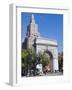 Washington Arch Stands in Washington Place with Backdrop of High Rise Buildings, Greenwich Village-John Warburton-lee-Framed Photographic Print