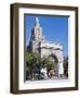 Washington Arch Stands in Washington Place with Backdrop of High Rise Buildings, Greenwich Village-John Warburton-lee-Framed Photographic Print