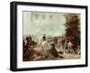 Washington at Battle of Germantown-Alonzo Chappel-Framed Giclee Print