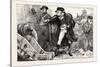 Washington at the Siege of Yorktown, American Revolutionary War, USA, 1870S-null-Stretched Canvas