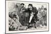 Washington at the Siege of Yorktown, American Revolutionary War, USA, 1870S-null-Mounted Giclee Print