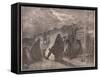 Washington at the Valley Forge by the Camp Fire-Paul Hardy-Framed Stretched Canvas