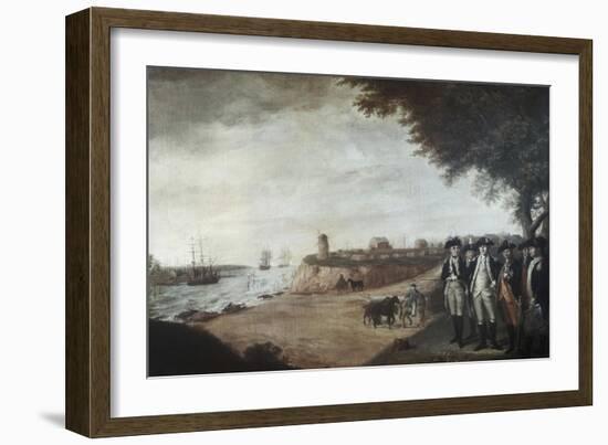 Washington at Yorktown After Surrender, c.1781-James Peale-Framed Giclee Print