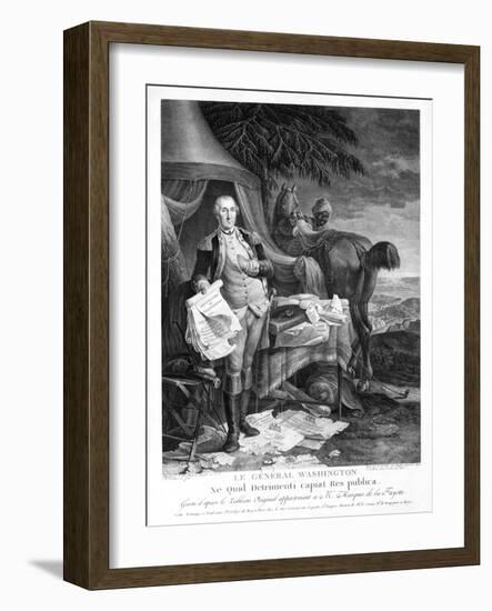 Washington at Yorktown-Noel le Mire-Framed Giclee Print