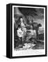 Washington at Yorktown-Noel le Mire-Framed Stretched Canvas