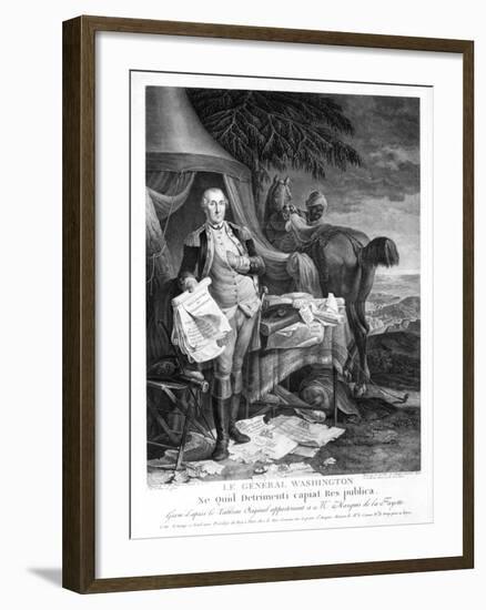 Washington at Yorktown-Noel le Mire-Framed Giclee Print