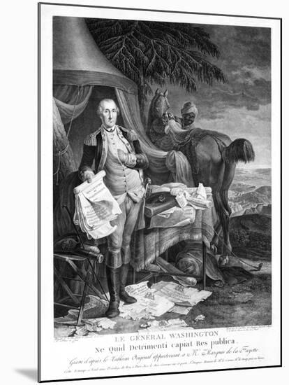 Washington at Yorktown-Noel le Mire-Mounted Giclee Print