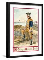 Washington at Yorktown-null-Framed Art Print