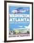 Washington Atlanta-null-Framed Art Print