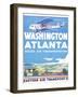 Washington Atlanta-null-Framed Art Print