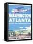 Washington Atlanta-null-Framed Stretched Canvas