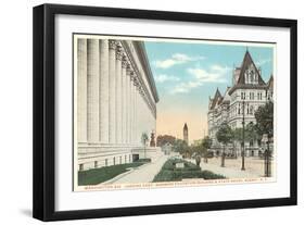 Washington Avenue, Albany, New York-null-Framed Art Print