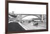 Washington Bridge and Speedway, New York City-William Henry Jackson-Framed Art Print