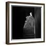 Washington by Night, 1935, Abraham Lincoln Marble Statue by Daniel Chester French A..., 1935 (Photo-Volkmar Wentzel-Framed Giclee Print