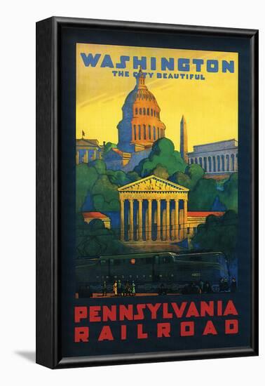 Washington By Pennsylvania Rai-null-Framed Art Print