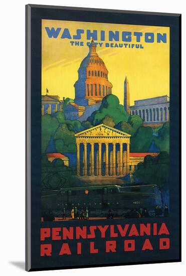 Washington By Pennsylvania Rai-null-Mounted Art Print