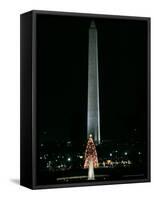 Washington Christmas, Washington, D.C.-Charles Dharapak-Framed Stretched Canvas
