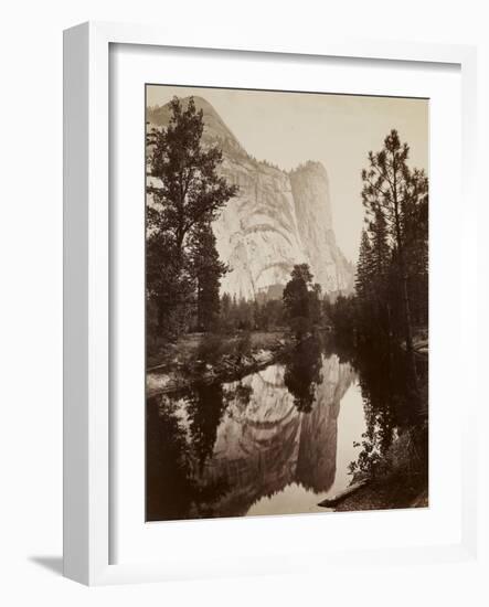 Washington Column, Yosemite, C.1866-Carleton Emmons Watkins-Framed Giclee Print