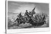 Washington Crossing the Delaware, 1776-Emanuel Gottlieb Leutze-Stretched Canvas