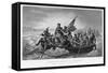 Washington Crossing the Delaware, 1776-Emanuel Gottlieb Leutze-Framed Stretched Canvas