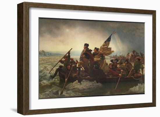 Washington Crossing the Delaware, 1851-Emanuel Leutze-Framed Giclee Print