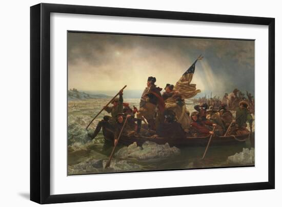 Washington Crossing the Delaware, 1851-Emanuel Leutze-Framed Giclee Print