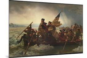 Washington Crossing the Delaware, 1851-Emanuel Leutze-Mounted Giclee Print
