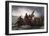 Washington Crossing the Delaware by Emanuel Leutze-Emanuel Leutze-Framed Premium Giclee Print