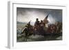 Washington Crossing the Delaware by Emanuel Leutze-Emanuel Leutze-Framed Premium Giclee Print