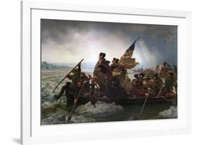 Washington Crossing the Delaware by Emanuel Leutze-Emanuel Leutze-Framed Giclee Print