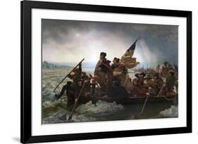 Washington Crossing the Delaware by Emanuel Leutze-Emanuel Leutze-Framed Giclee Print