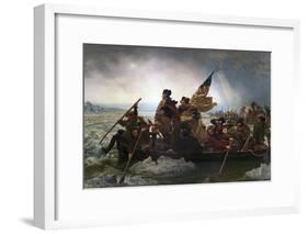 Washington Crossing the Delaware by Emanuel Leutze-Emanuel Leutze-Framed Giclee Print